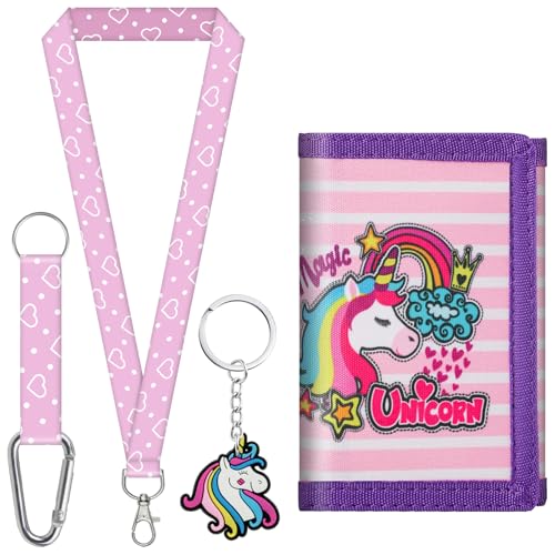 sundee Kinder-Geldbörsen für Jungen und Mädchen, trendig und funktional mit auffälligen Charms und passenden Schlüsselbändern in mehreren Themen – ideal für jeden kleinen Entdecker Aufbewahrungsbedarf von SUNDEE