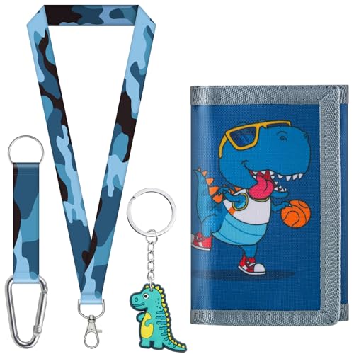 sundee Kinder-Geldbörsen für Jungen und Mädchen, trendig und funktional mit auffälligen Charms und passenden Schlüsselbändern in mehreren Themen – ideal für jeden kleinen Entdecker Aufbewahrungsbedarf von SUNDEE