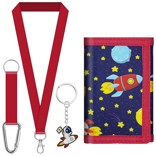 sundee Kinder-Geldbörsen für Jungen und Mädchen, trendig und funktional mit auffälligen Charms und passenden Schlüsselbändern in mehreren Themen – ideal für jeden kleinen Entdecker Aufbewahrungsbedarf von SUNDEE