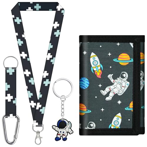 sundee Kinder-Geldbörsen für Jungen und Mädchen, trendig und funktional mit auffälligen Charms und passenden Schlüsselbändern in mehreren Themen – ideal für jeden kleinen Entdecker Aufbewahrungsbedarf von SUNDEE