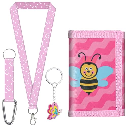 sundee Kinder-Geldbörsen für Jungen und Mädchen, trendig und funktional mit auffälligen Charms und passenden Schlüsselbändern in mehreren Themen – ideal für jeden kleinen Entdecker Aufbewahrungsbedarf von SUNDEE