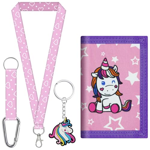 sundee Kinder-Geldbörsen für Jungen und Mädchen, trendig und funktional mit auffälligen Charms und passenden Schlüsselbändern in mehreren Themen – ideal für jeden kleinen Entdecker Aufbewahrungsbedarf von SUNDEE