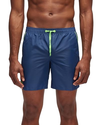 Sundek Cosume Short M420BDTA100 00702 Navy 02 Col Blu M/Blu Verde fluo von SUNDEK