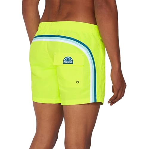 SUNDEK ELASTIC WAIST 14'' HERREN FLUO GELB KOSTUM M504BDTA100628 von SUNDEK