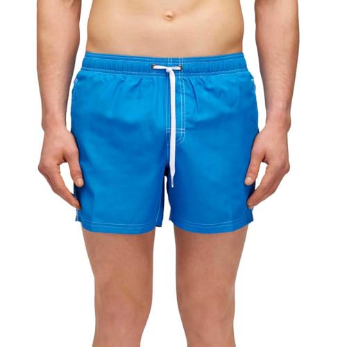 SUNDEK Herren Kostüm M504BDRT300 Hellblau Ozean Kurze Taille Elastische Taille Recyceltes Polyester Repreve PE24 von SUNDEK