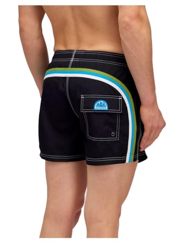 SUNDEK Herren Kostüm M504BDRT300 Schwarz Kurze Taille Elastisch Recycling Polyester Repreve PE24, blacks, XL von SUNDEK