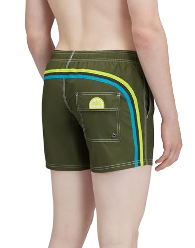 Sundek Costume Short M504BDTA100 A5101 Verde DINO Verde/M von SUNDEK