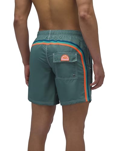 Sundek Costume Short M505BDTA100 A1602 Verde CAMO Verde/M von SUNDEK