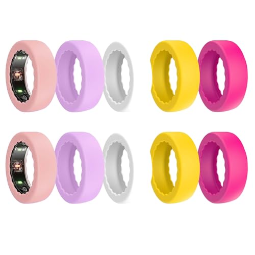 SUNDO Schutzhülle kompatibel mit Oura Ring Gen 4/Gen 3/Samsung Galaxy/RingConn/Ultrahuman, kratzfestes, elastisches Silikon-Schutzzubehör für Männer und Frauen, Training, Fitnessstudio SUNDO Schutzhülle kompatibel mit Oura Ring Gen 4/Gen 3/Samsung Galaxy/RingConn/Ultrahuman, kratzfestes, elastisches Silikon-Schutzzubehör für Männer und Frauen, Training, Fitnessstudio von SUNDO