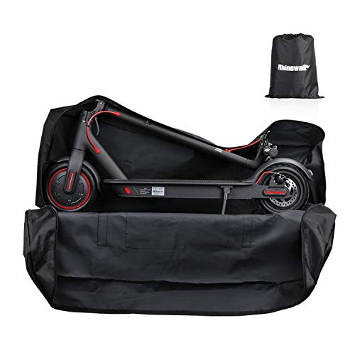 SUNELFFY Elektroroller Tragetasche E-Scooter Aufbewahrung Transporttasche Faltbarer Roller Zubehör Rucksack Handtasche Schultertasche Heavy Duty für Mijia M365/M365 Pro Xiaomi Segway (Schwarz) von SUNELFFY
