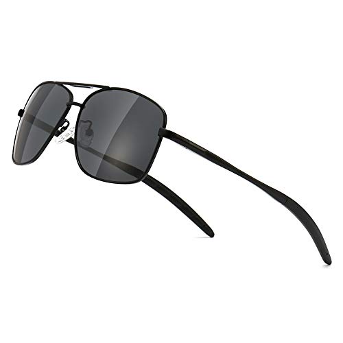 SUNGAIT Polarized Herren Sonnenbrille Durable Metallrahmen für Angeln Driving Golf SGT925HH-DE von SUNGAIT