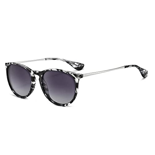 SUNGAIT Vintage Runde Sonnenbrille Damen Klassische Retro Designer-Stil von SUNGAIT