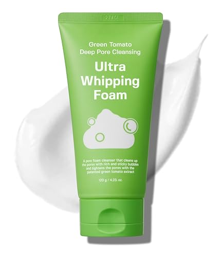 SUNGBOON EDITOR Green Tomato Deep Pore Cleansing Ultra Shake Reinigungsschaum 120 g | Tiefenreinigender Gesichtsreinigungsschaum | Blackh von SUNGBOON EDITOR