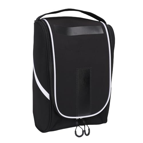 SUNGOOYUE Clubschuhbeutel, Reiseschuhträger Schuhspeicher Beutel Wassersicher Nylon Große Öffnung Dual Reißverschluss U -förmiges Design mit Komfortables Griff für Männer Frauen Outdoor von SUNGOOYUE