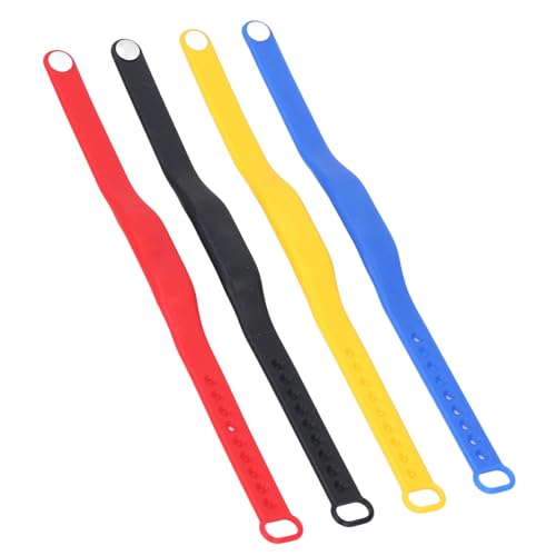 SUNGOOYUE Farbiges Pool-Pool-Silikon-Armband Umschreibe Zugangskontrollarmband für Hotels-4pcs Silikonarmband für von SUNGOOYUE