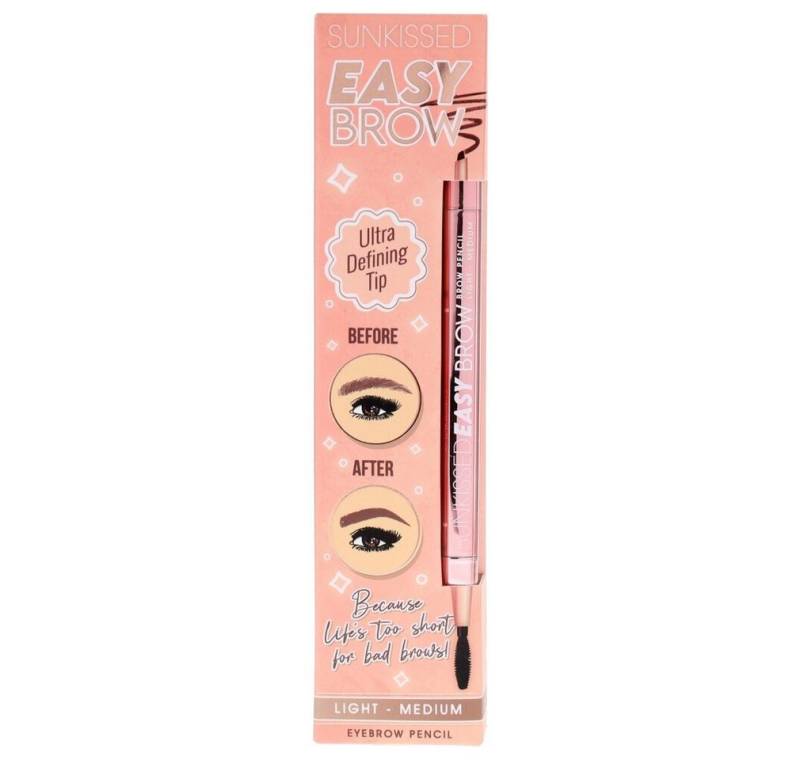 SUNKISSED Augenbrauen-Stift Easy Brow Eyebrow Pencil 0.1g - Light/Medium von SUNKISSED