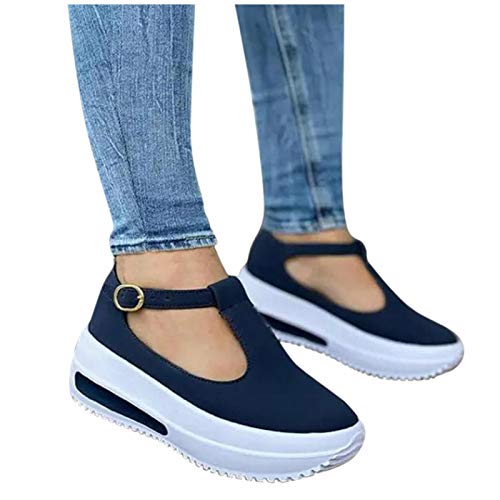 SUNNSEAN Damen Sandalen Frühling Sommer Frauen Runde Zehe Flache Schuhe Neue Damen Plattform Freizeitschuhe Party Nette Weibliche Schuhe von SUNNSEAN