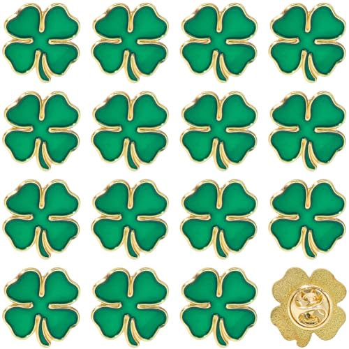 SUNNYCLUE 1 Box Mit 20 Stück Anstecknadeln Zum St. Patricks Day Glücksnadeln Metall Emaille Cloy Grünes Irisches Vierblättriges Kleeblatt Anstecknadel Broschen Großpackung Für Damen Und Herren Kleidun SUNNYCLUE 1 Box Mit 20 Stück Anstecknadeln Zum St. Patricks Day Glücksnadeln Metall Emaille Cloy Grünes Irisches Vierblättriges Kleeblatt Anstecknadel Broschen Großpackung Für Damen Und Herren Kleidun von SUNNYCLUE