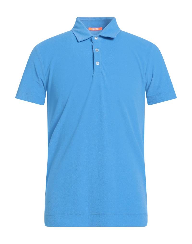 SUNS BOARDS Poloshirt Herren Azurblau von SUNS BOARDS