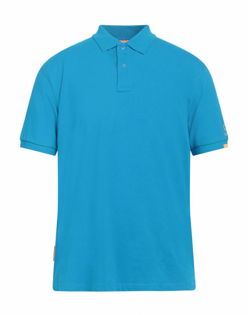 SUNS BOARDS Poloshirt Herren Azurblau von SUNS BOARDS
