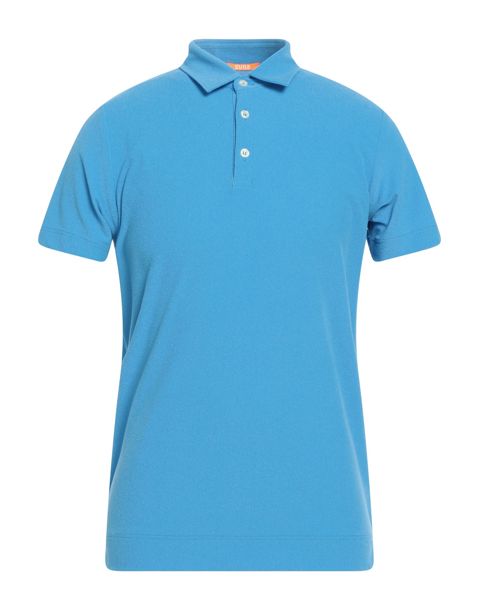 SUNS Poloshirt Herren Azurblau von SUNS