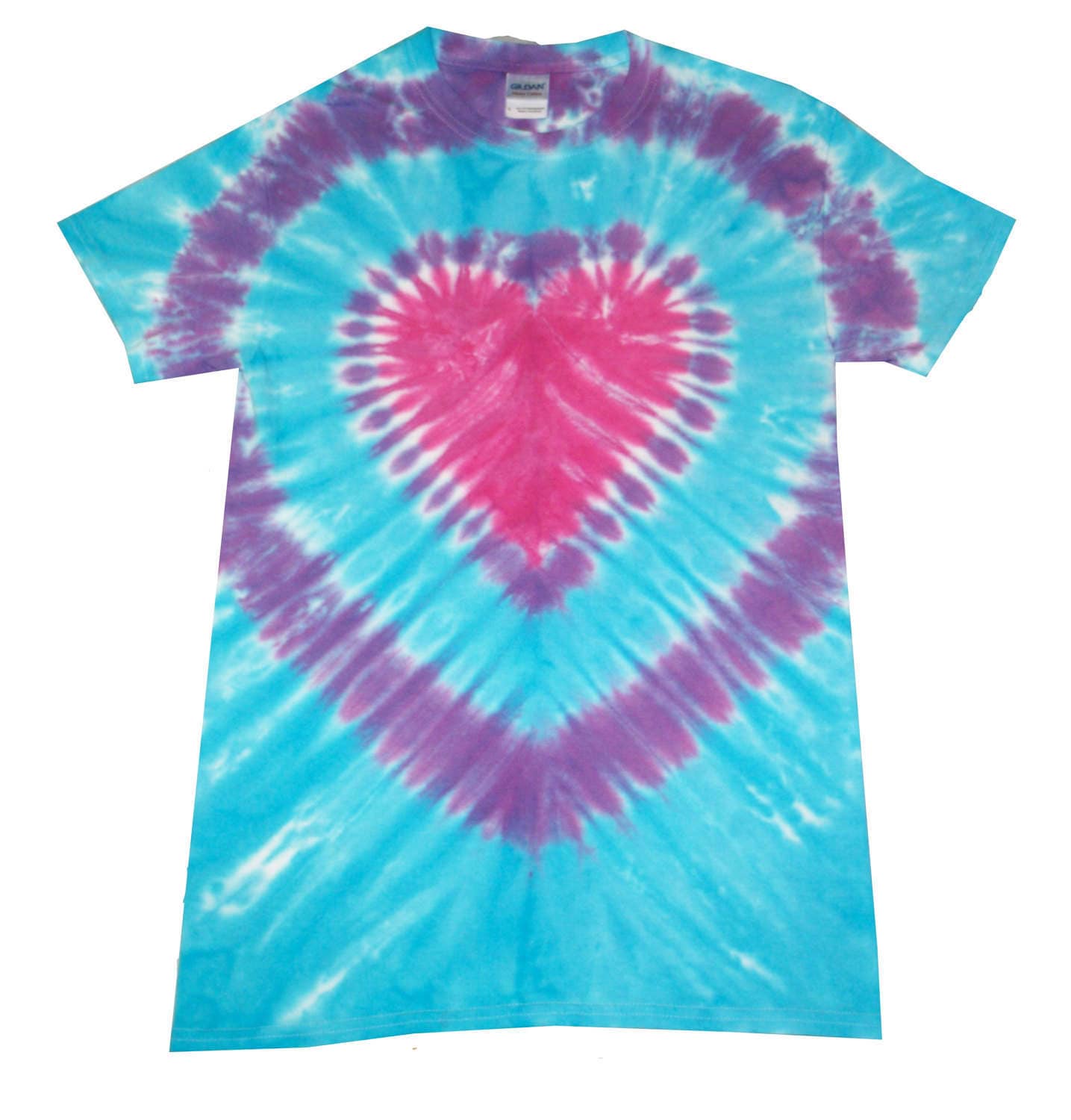 Lila Herz Batik-T-Shirt, Handgefertigt in Großbritannien Lila Herz Batik-T-Shirt, Handgefertigt in Großbritannien von SUNSHINECLOTHINGuk