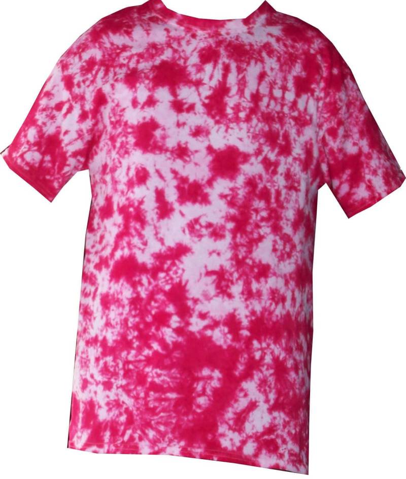 Pinkes Scrunch Tie Dye T-Shirt, Handgefertigt in Großbritannien Pinkes Scrunch Tie Dye T-Shirt, Handgefertigt in Großbritannien von SUNSHINECLOTHINGuk