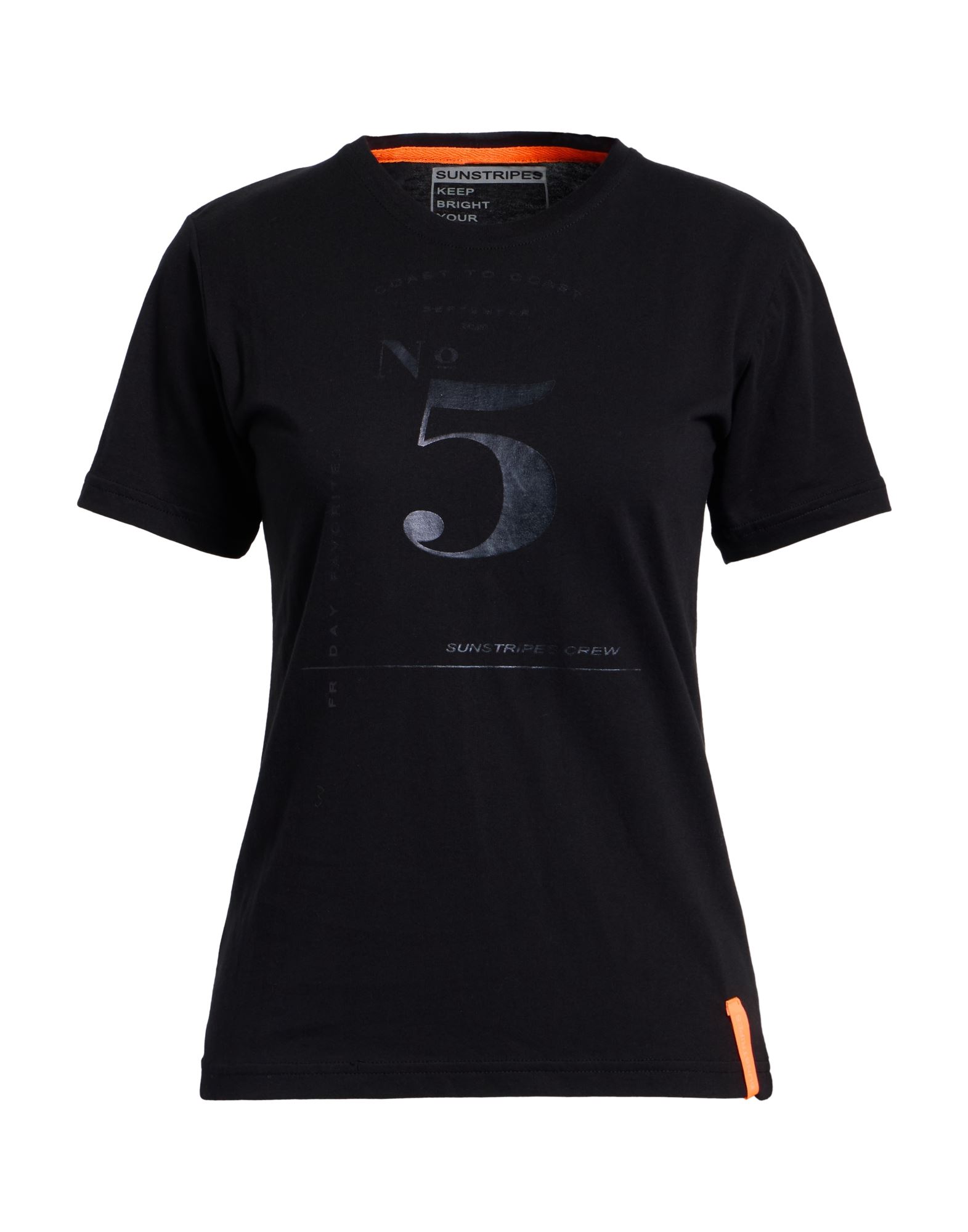 SUNSTRIPES T-shirts Damen Schwarz SUNSTRIPES T-shirts Damen Schwarz von SUNSTRIPES