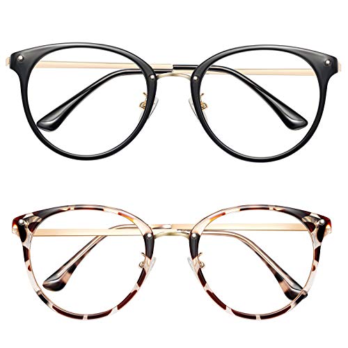 Blaulichtfilter Brillen PC Gaming Bluelight Filter Uv Anti blaulicht Damen Herren Brillen ohne sehstärke Computer Brillenfür PC Handy und Fernseher,Blue Light Blocking Glasses von SUNTIRC