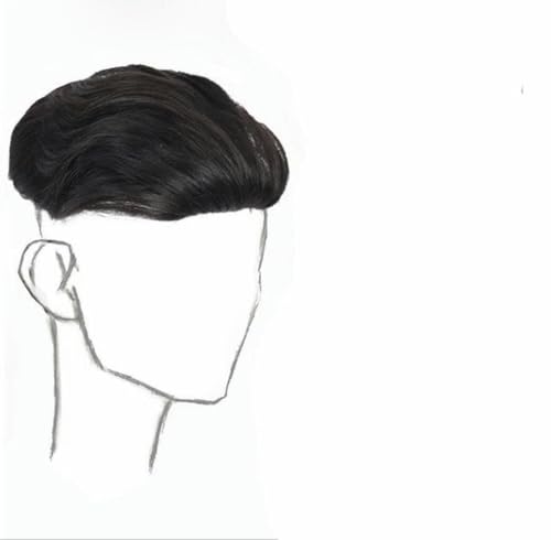 Männer Haar Toupet Feine Mono Herren Perücke Kapillare Prothese Handgemachte Herren Perücken System 130% Dichte-Blond von SUOCMG