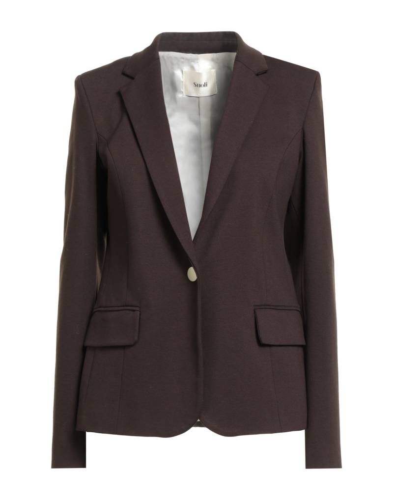 SUOLI Blazer Damen Dunkelbraun von SUOLI