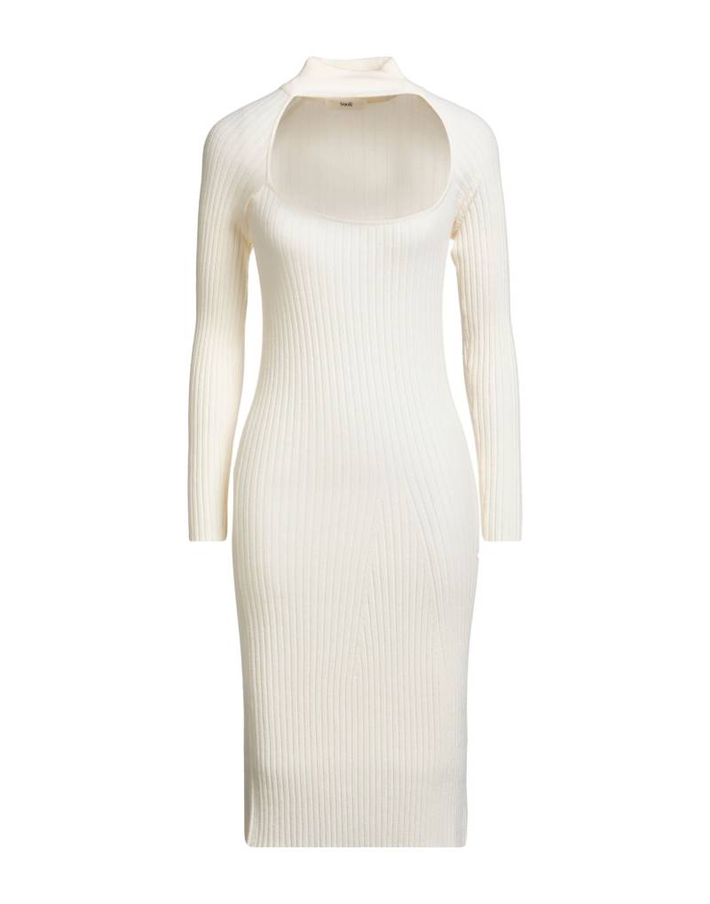 SUOLI Midi-kleid Damen Elfenbein von SUOLI