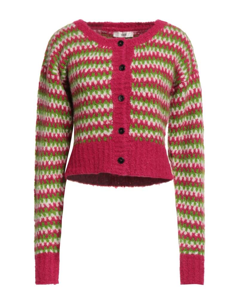 SUOLI Strickjacke Damen Fuchsia von SUOLI