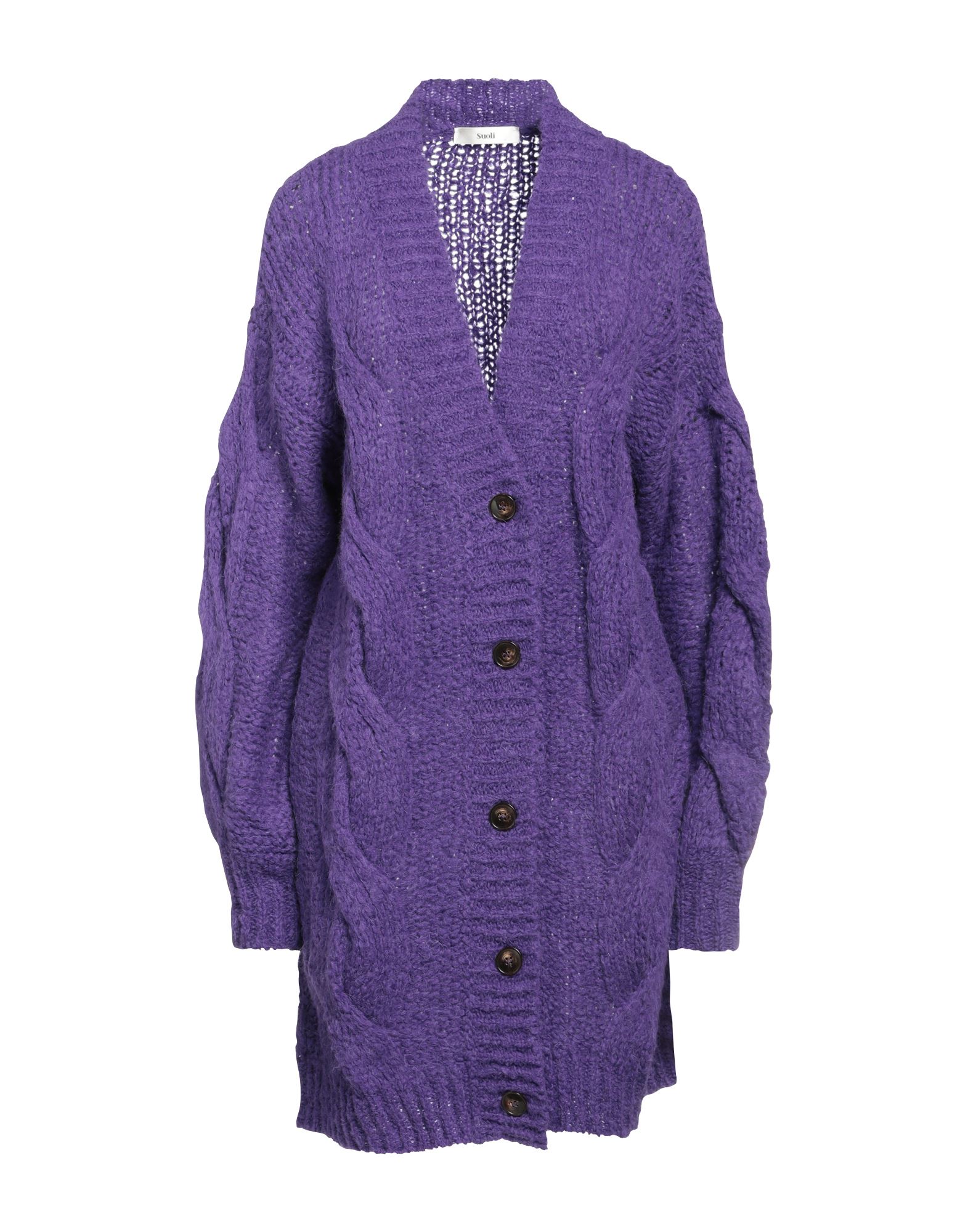 SUOLI Strickjacke Damen Violett von SUOLI