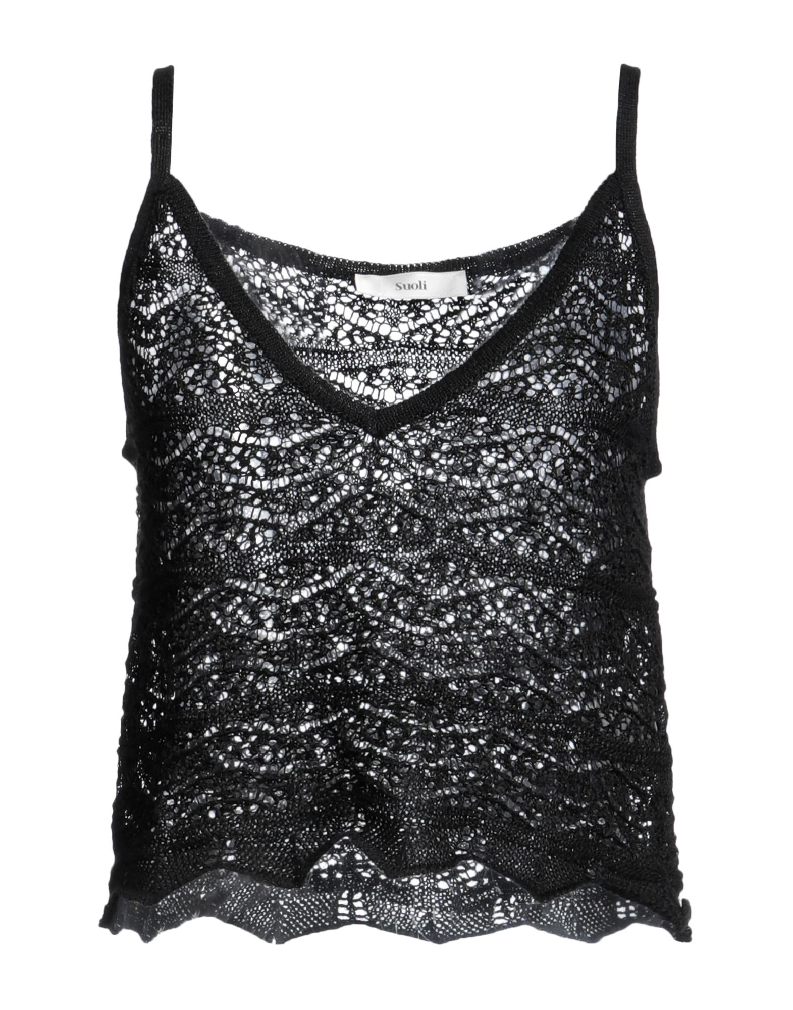 SUOLI Top Damen Schwarz von SUOLI