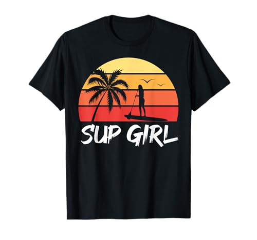 Stand Up Paddler Mädchen Wassersport SUP Stand Up Paddeln T-Shirt von SUP Stand Up Paddeling Geschenkidee