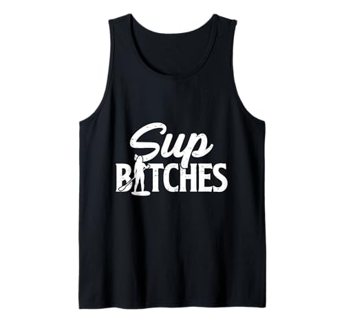 SUP Bitches Paddleboard Paddle Board Paddle Board Girls Women Tank Top SUP Bitches Paddleboard Paddle Board Paddle Board Girls Women Tank Top von SUP Stand Up Paddle Board Paddling Apparel Co.