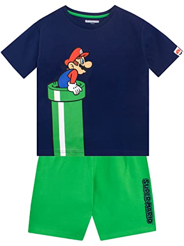 SUPER MARIO BROS Jungen T-Shirt und Shorts Set Mehrfarbig 158 von Super Mario Bros.