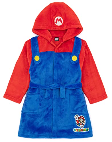 Super Mario Dressing Kleid Kinder Mädchen Jungen Spielcharakter PJS Bademantel 13-14 Jahre von Super Mario