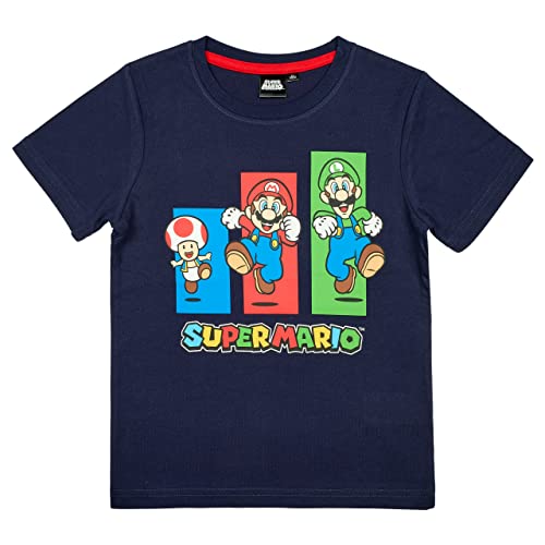 Super Mario T-Shirt (Dunkelblau 104) von Super Mario