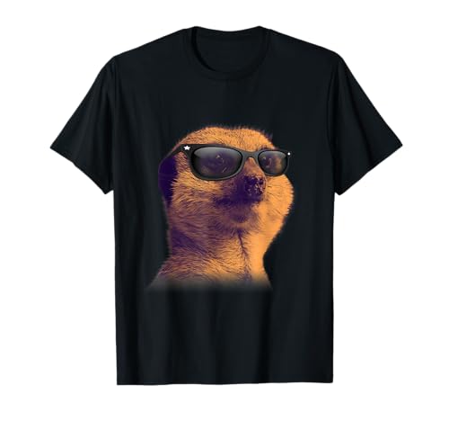 Erdmännchen Sonnenbrille T-Shirt Geschenke für Männer Frauen T-Shirt Erdmännchen Sonnenbrille T-Shirt Geschenke für Männer Frauen T-Shirt von SUPER MEERKAT POWERS