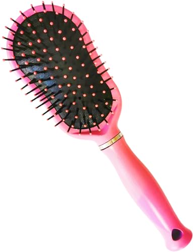 Super Mundo Haarbürste aus Kunststoff, zum Entwirren von Haaren, geeignet für Frauen, Männer und Kinder mit dickem/dünne/lockig/trockenem Haar, Kopfhautmassage (96324) von SUPER MUNDO SM