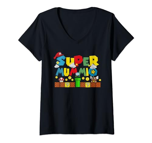 SUPER Mummio Top Mama T-Shirt mit V-Ausschnitt von SUPER Mummio