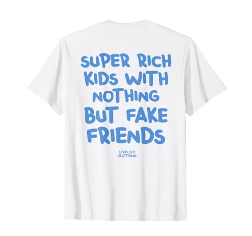 SUPER RICH KIDS X WITH NOTHING BUT FAKE FRIENDS - Statement T-Shirt SUPER RICH KIDS X WITH NOTHING BUT FAKE FRIENDS - Statement T-Shirt von SUPER RICH KIDS X WITH NOTHING BUT FAKE FRIENDS