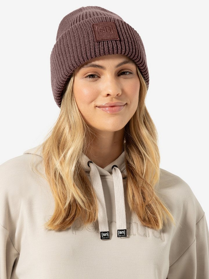 SUPER.NATURAL Beanie Merino Mütze KRISSINI BEANIE wärmender Merino-Materialmix SUPER.NATURAL Beanie Merino Mütze KRISSINI BEANIE wärmender Merino-Materialmix von SUPER.NATURAL