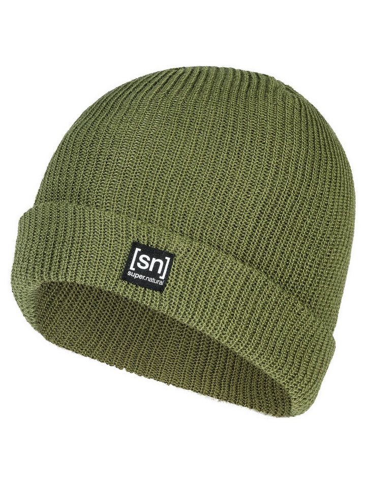 SUPER.NATURAL Beanie für Damen und Herren, MERINO BASIC BEANIE aus recyceltem Polyester, wärmender Merino-Materialmix SUPER.NATURAL Beanie für Damen und Herren, MERINO BASIC BEANIE aus recyceltem Polyester, wärmender Merino-Materialmix von SUPER.NATURAL