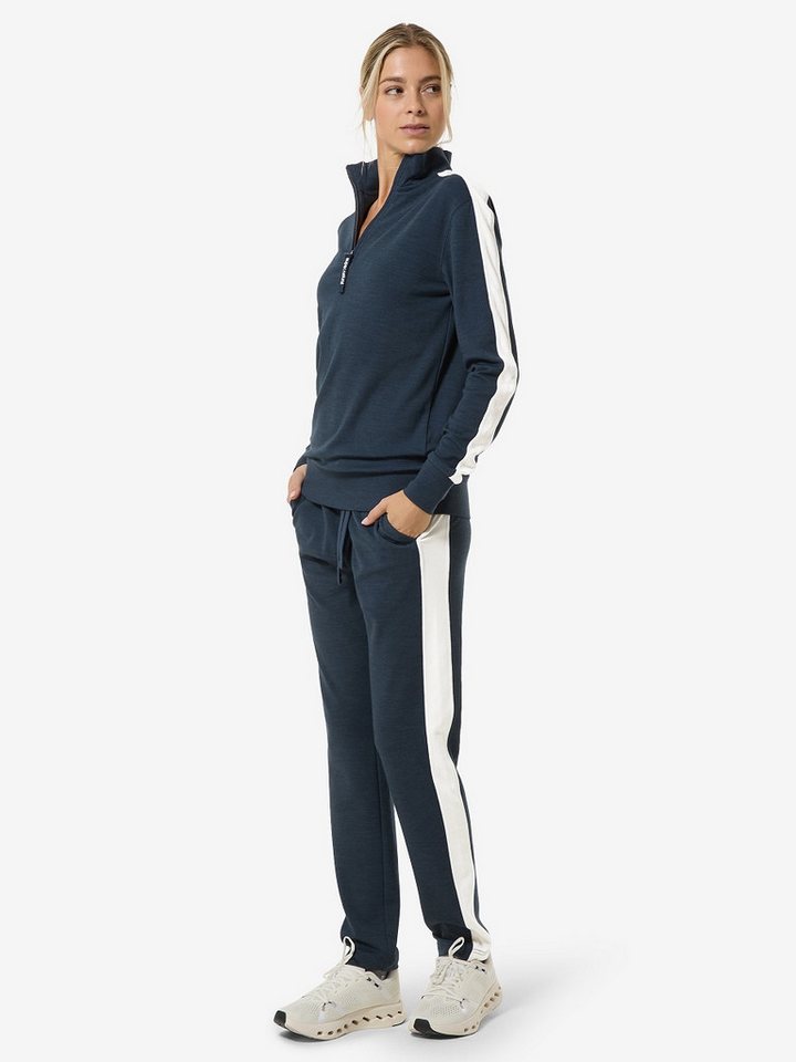 SUPER.NATURAL Funktionshose für Damen, Merino W COLORADO PANTS mit seitlichen Streifen, atmungsaktiv von SUPER.NATURAL