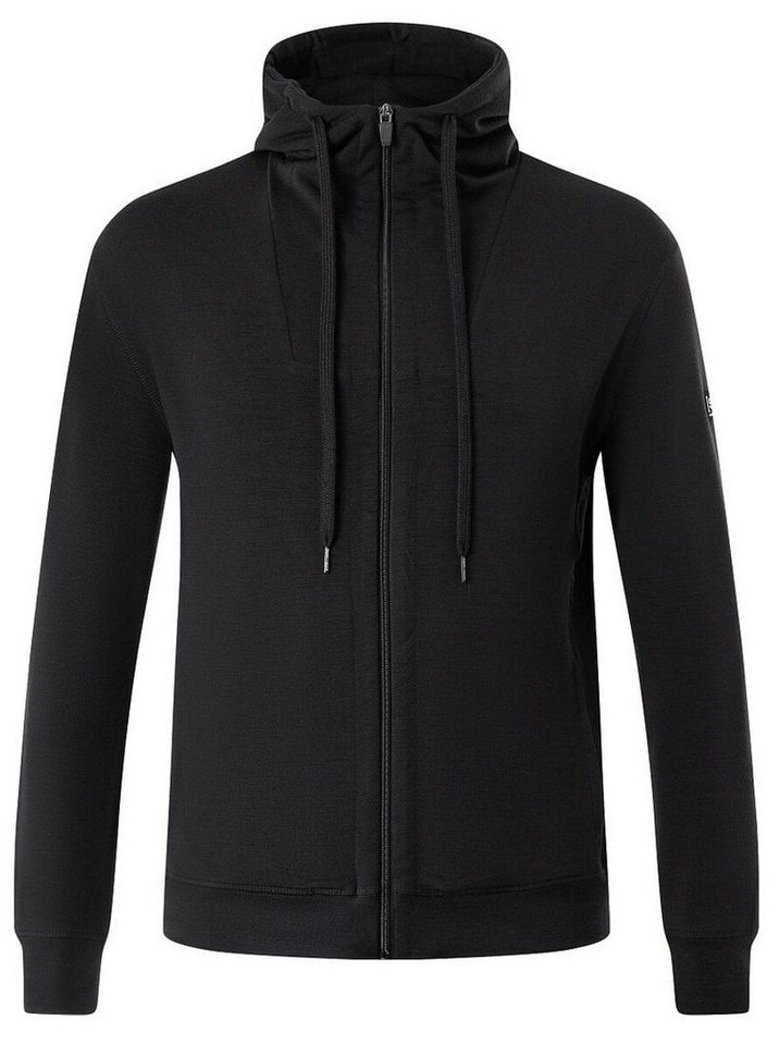 SUPER.NATURAL Funktionsjacke Kapuzenjacke Everyday Hoodie (Merino-Mix) schwarz Herren von SUPER.NATURAL