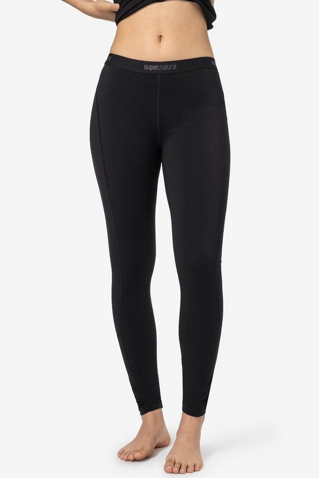 SUPER.NATURAL Thermounterhose für Damen, Merino W ARCTIC230 TIGHT funktioneller Merino-Materialmix von SUPER.NATURAL