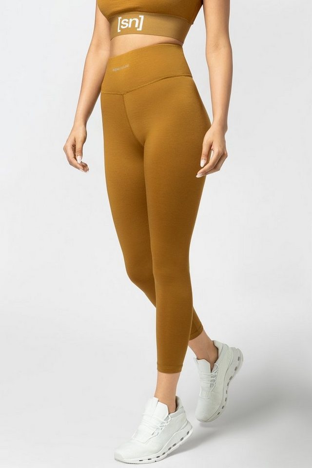 SUPER.NATURAL Funktionstights für Damen, Merino HIGH RISE TIGHT atmungsaktiv, sportlich von SUPER.NATURAL